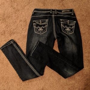 Red Rivet Boot Cut Jeans - Juniors Size 7